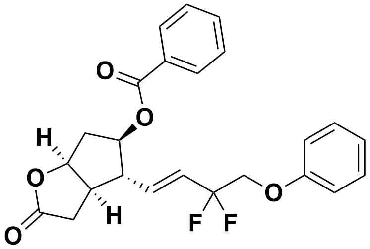 Difluoro prostaglandin intermediate
